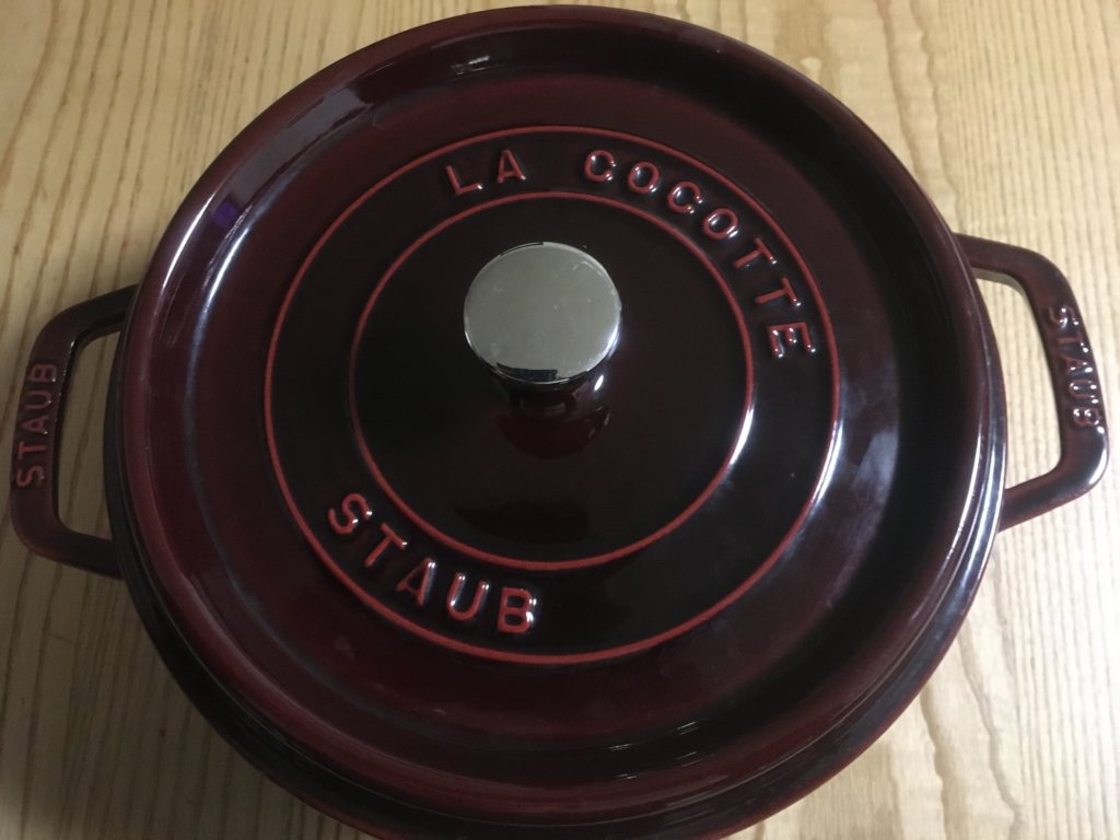 ストウブ Staub ホワイト ココットラウンド 18㎝ 生涯保証付 新品