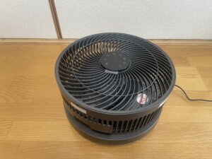 DCタイプ　コードレス扇風機　扇風機の収納